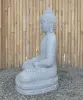  Product image 4 of the product “Seated Buddha made of Riverstone in Bhumisparsha - gesture of touching the earth. 83cm height. ”